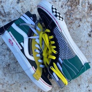 Vans SK8-Hi OTW cap in green and yellow